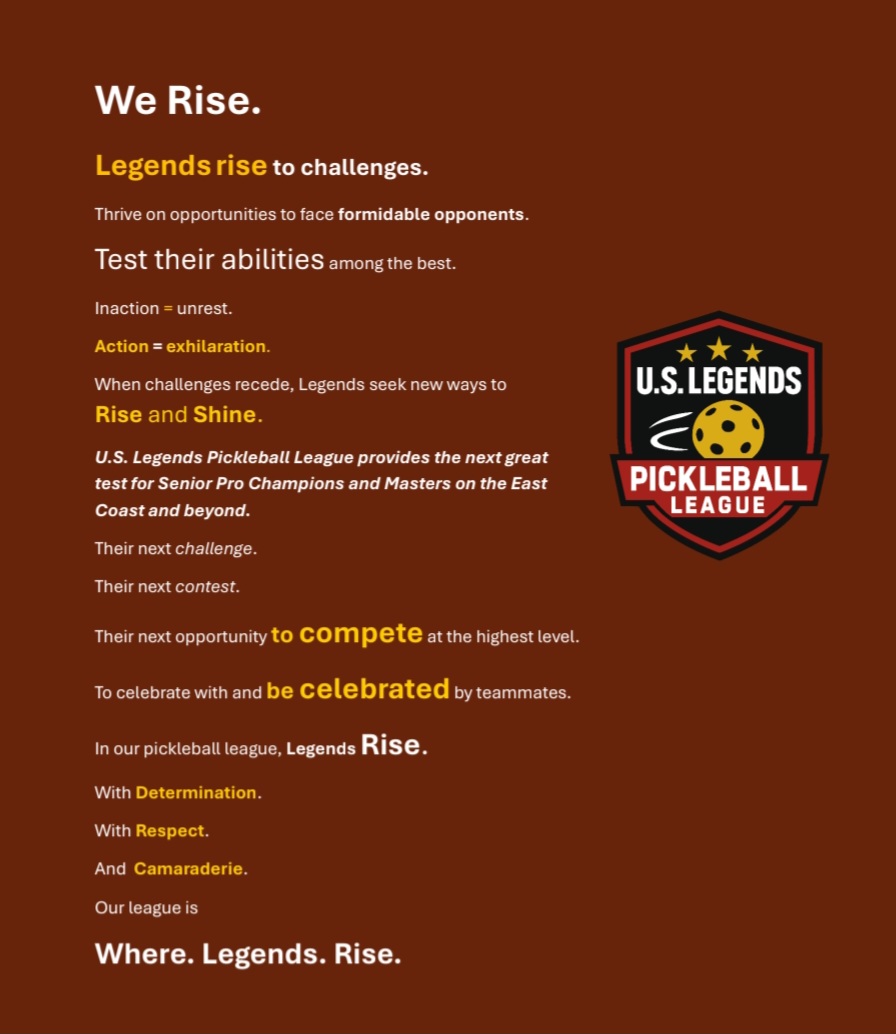 WHEN YOU BECOME A LEGEND